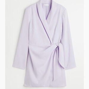 H&M | Lilac Wrap Blazer Dress